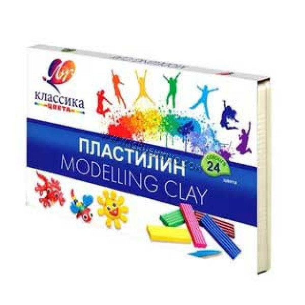 Пластилин 24цв. ЛУЧ "Классика" 28С1642-08