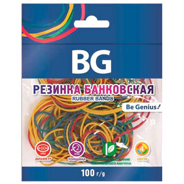 Резинка для денег 100гр. 60мм BG 6156 цв.