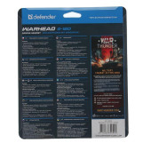 Наушники Defender Warhead G-120, игровые,полноразмерные,микрофон, 3.5мм, 2 м,чёрно-оранжевые 2483706