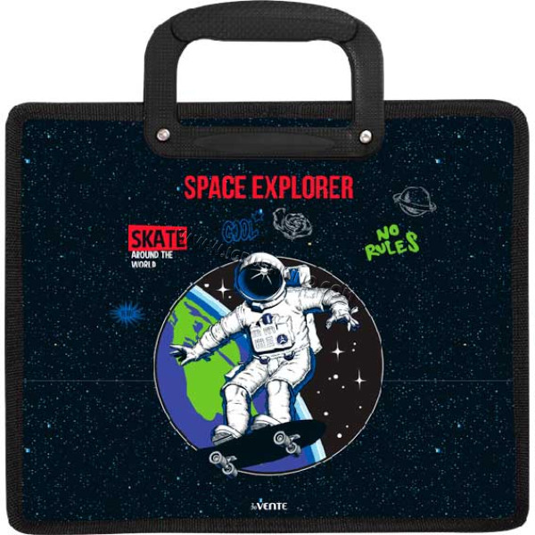 Папка пластик,с ручками А4 deVENTE "Space Explorer" 8053163 с расш.10см