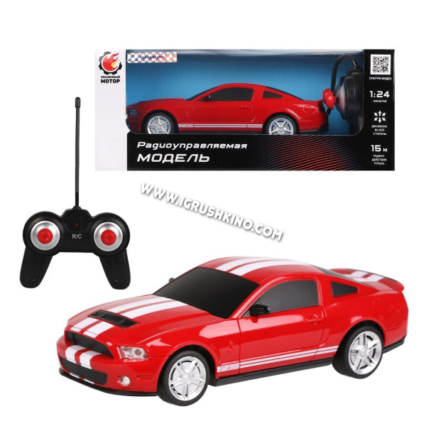 Машина р/у 1:24 Ford Shelby GT500, красн.